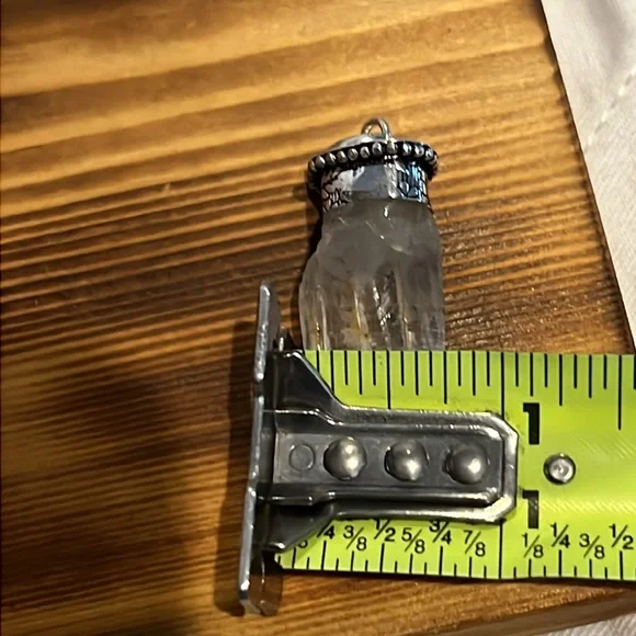 #604 Rough Clear Crystal Quartz Handcrafted Pendant NWOT - Picture 10 of 12